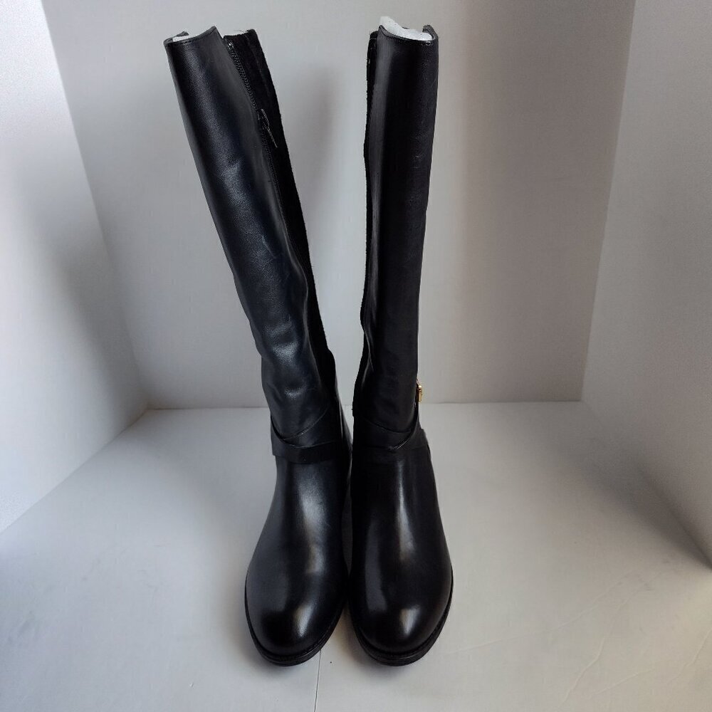 Lauren Ralph Lauren Leather/Suede Riding Boot